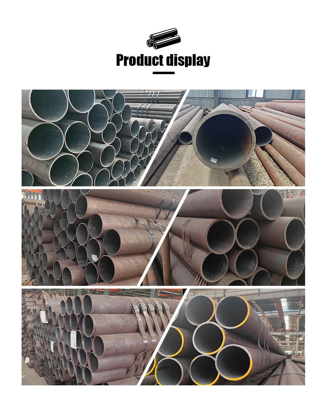 ASTM A53 A106 A333 A335 Stpt42 G3456 St45 DN15 Sch40 Carbon Smls Black Alloy Hot Rolled/Cold Drawn Round Precision Seamless Steel Pipe
