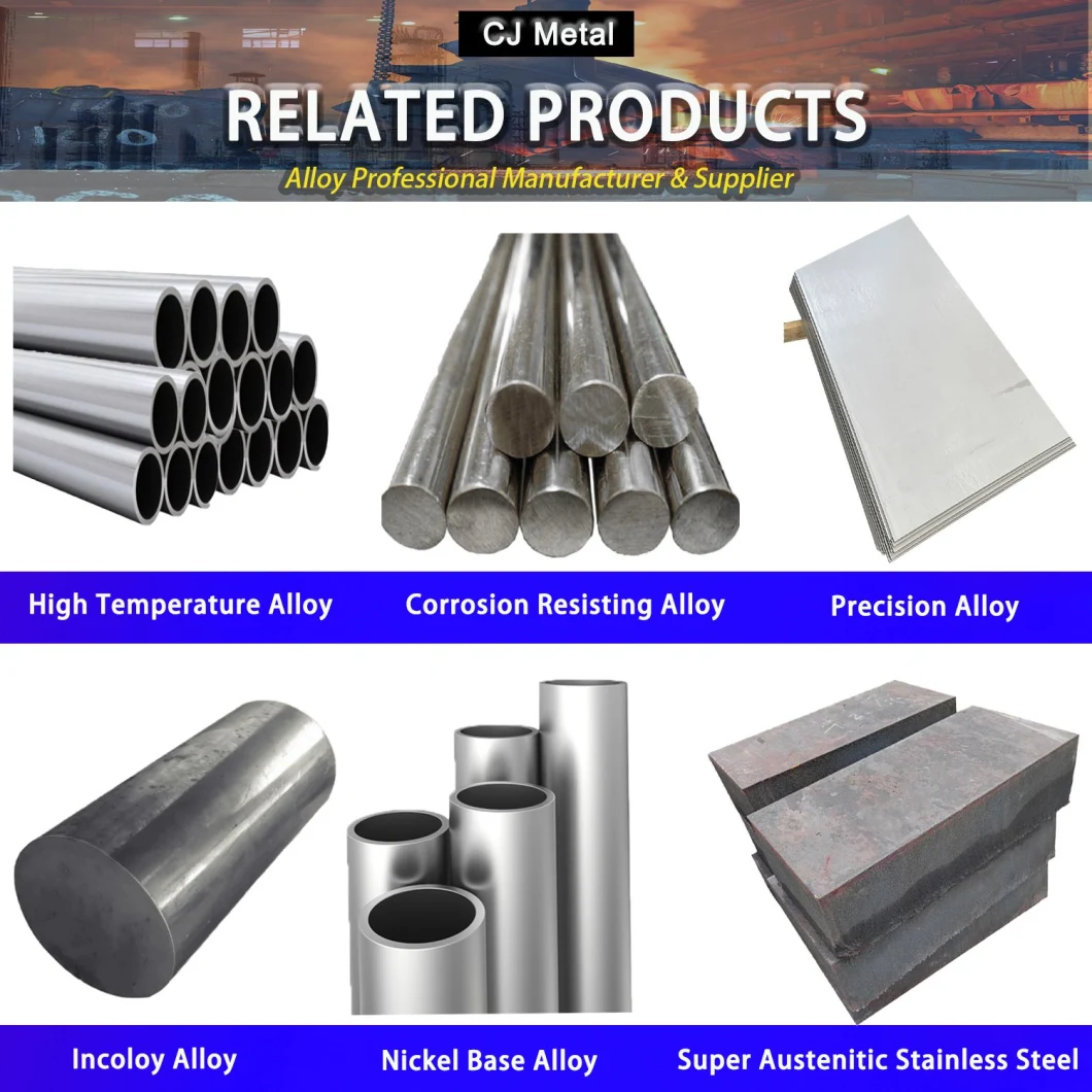 Hastelloy B2 Raw Materials Alloy Round Pipe for Seal Components