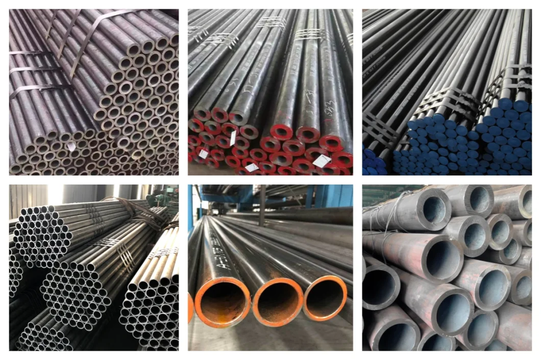 Carbon Steel Round Seamless API 5L X52 X60 ASTM A106b/ API5CT A333 Gr6 Uns06625 Alloy825 Stainless Galvanized Ms Iron Alloy Nikel Mild Smls Steel Tube Pipe
